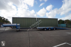 AMT SEMI LOW LOADER WITH RAMPS semi-trailer used heavy equipment transport