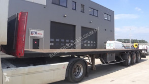 Fruehauf flatbed semi-trailer TF34 (FREINS TAMBOUR / DRUM BRAKES)