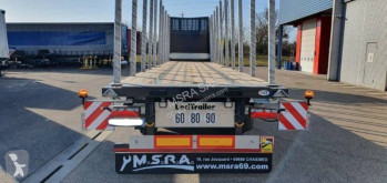 Sættevogn Lecitrailer renforcé Bois & Porte containers - FULL SPECS flatbed ny