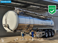 Náves cisterna chemické výrobky Feldbinder TSA 33.3 NL-Trailer Alcoa's APK 33.000 liter Chemie 2x Liftachse