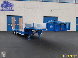 Low-bed semi-trailer used heavy equipment transport