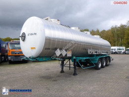 Sættevogn Magyar Chemical tank inox 32 m3 / 4 comp ADR valid till 28/02/2022 citerne kemiske produkter brugt
