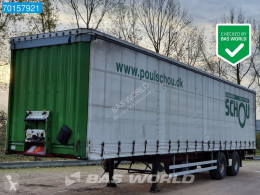 Krone SZ Ladebordwand (LBW) Edscha Drawbar-Coupling semi-trailer used tautliner