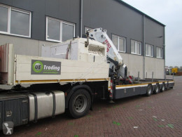 Heavy equipment transport semi-trailer Varmo with pesci 61TM crane