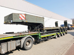 Heavy equipment transport semi-trailer P 528/803-01 P 528/803-01, 3-Achs Satteltieflader, Ex-Bundeswehr