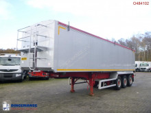 Semi remorque benne Fruehauf Tipper trailer alu 47 m3 + tarpaulin