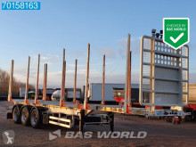 Semi reboque transporte de madeira RX80 2x Liftachse Holzrungen Wood transport