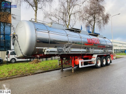 Trailer LAG Chemie 28636 Liter, 3 Compartments, Steel suspension tweedehands tank