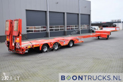 Semi remorque Kässbohrer LOWBED | 1x EXTENDABLE * HYDR. RAMPS * 1x STEERING AXLE * 1x LIFT AXLE porte engins occasion