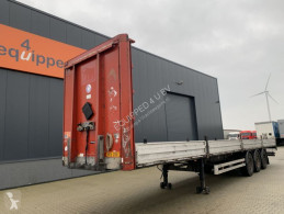 Van Hool flatbed semi-trailer verzinkt, SAF INTRADISC, zijborden, hardhouten vloer, NL-trailer, APK: 08/2022