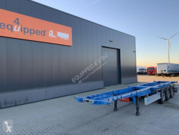 Trailer D-TEC 1x40FT, 2x20FT, SAF DISC, LIFTAXLE, ALCOA, VLG/ADR-ATTEST: EX/II, EX/III, AT, FL tweedehands containersysteem