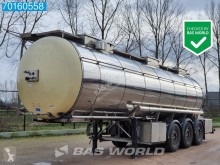 Náves cisterna vozidlo na prepravu potravín Feldbinder TSA 26.3 26m3 1 Comp. Isoliert Pump Lebensmittel NL-Trailer
