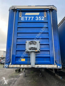Semitrailer Fruehauf OPEN BOX skjutbara ridåer (flexibla skjutbara sidoväggar) begagnad