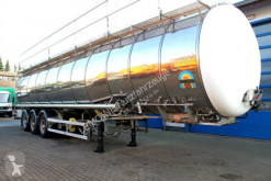 Burg food tanker semi-trailer Burg 12-27 ZGZXX 3-Kammer 58m³ Lebensmittel