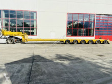 Doll heavy equipment transport semi-trailer 6 Achs Satteltieflader, 5 x gelenkt