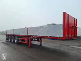 Lück flatbed semi-trailer SP 35/3 Flatbed For Truck with Crane / Heavy Duty !!