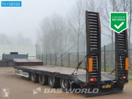 Fliegl heavy equipment transport semi-trailer SVS 580 T 4 axles 6m Ausziehbar Hydr. Rampen NL-Trailer APK 2x Lenkachse