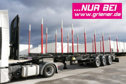 Schwarzmüller Y serie / RUNGENSATTEL HOLZ 5,7to. ECCO STEEL 9t semi-trailer used timber