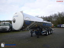 Magyar Chemical / sulphur tank inox 16.3 m3 / 1 comp semi-trailer used chemical tanker
