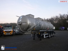 Maisonneuve Chemical tank inox 28.7 m3 / 1 comp semi-trailer used chemical tanker