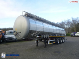 Félpótkocsi LAG Chemical tank inox 50.5 m3 / 3 comp használt vegyi anyagok tartálykocsi