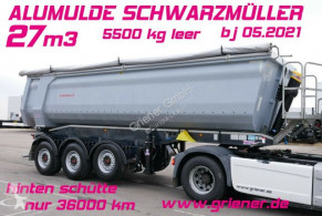 Schwarzmüller tipper semi-trailer K serie /ALUMULDE 5500 KG 27m³/ ALU/STAHLEINLAGE