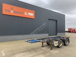 Semi remorque Krone 20FT Chassis, BPW+Trommel porte containers occasion