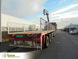 Floor flatbed semi-trailer HIAB R165 + FLO-17-30K1