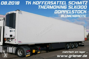 Schmitz Cargobull hűtőkocsi félpótkocsi SKO 24/ TK SLX i300 DOPPELSTOCK BLUMEN mehrfach