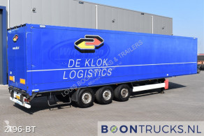 Krone SD BOX TRAILER | DOUBLE STOCK * SCHIJFREMMEN * NL TRAILER semi-trailer used box