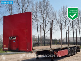Schmitz Cargobull flatbed semi-trailer S01 Baustahl Rungen Verbreiterbahr Palettenkasten