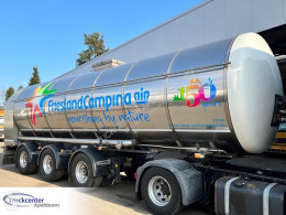 Food tanker semi-trailer O-3-45 T, 35300 Liter, 2x Lifting, 2x Steering, Truckcenter Apeldoorn.