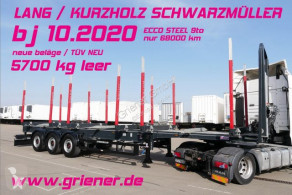 Schwarzmüller Y serie / RUNGENSATTEL HOLZ 5,7to. ECCO STEEL 9t semi-trailer used timber