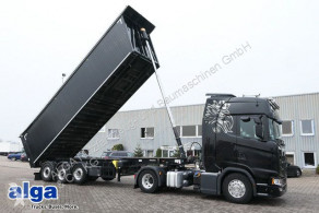 Reisch tipper semi-trailer R24-RHKS-3-AG09, Alu, 50m³, Schiebe-Verdeck
