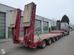 Broshuis heavy equipment transport semi-trailer 4AOU 16-40 Extendable 630 cm, 71000 GVW, lift axle, Ramps, ABS