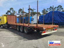 Montenegro 3 eixos transporte de madeira semi-trailer used timber