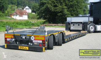 Naczepa do transportu sprzętów ciężkich Doll 2-Achs-Tiefbett-Sattelaufliege Pantherfahrwerk
