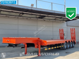 Heavy equipment transport semi-trailer 4 axles