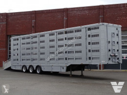 Naczepa Menke 5 Stock Livestock trailer - Water & Ventilation - 153.59M2 do transportu bydła używana