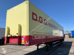 Semirremolque furgón Groenewegen 2- assige kast stuuras laadklep accuset type DRO-14-20 B