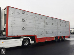 Pezzaioli 3 étages - 2 compartiments semi-trailer used livestock trailer