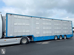 Pezzaioli livestock trailer semi-trailer 4 et 3 étages - 2 compartiments - Palettisable