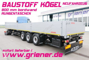 Kögel dropside flatbed semi-trailer SN24/BAUSTOFF RUNGENTASCHEN / SAF / SOFORT !!!!!