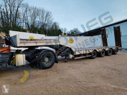 Kaiser 4 ESSIEUX semi-trailer used heavy equipment transport
