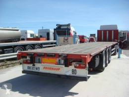 Fruehauf flatbed semi-trailer 38T 3 ESSIEUX SAF 1ER ESSIEU RELEVABLE FREINS A DISQUES 2009