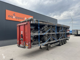 Van Hool tautliner semi-trailer stack of 5x galvanized curtainsiders, SAF INTRADISC, NL-trailers