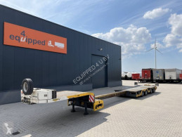 Broshuis 4AOU-16-40 4-axle extendable lowloader, 6.40m extendable, 2x steering-axle, 1x liftaxle, very good condition, 2x available semi-trailer used heavy equipment transport