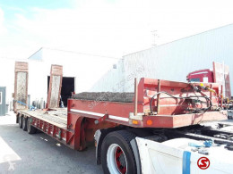 Heavy equipment transport semi-trailer Oplegger lames-steel
