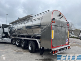 Návěs Magyar gestuurde RMO tank oplegger, RVS ISO, 34.000 Liter cisterna potravinářský použitý