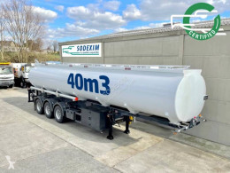 Sodexim oil/fuel tanker semi-trailer carburant neuve / acier 40m3